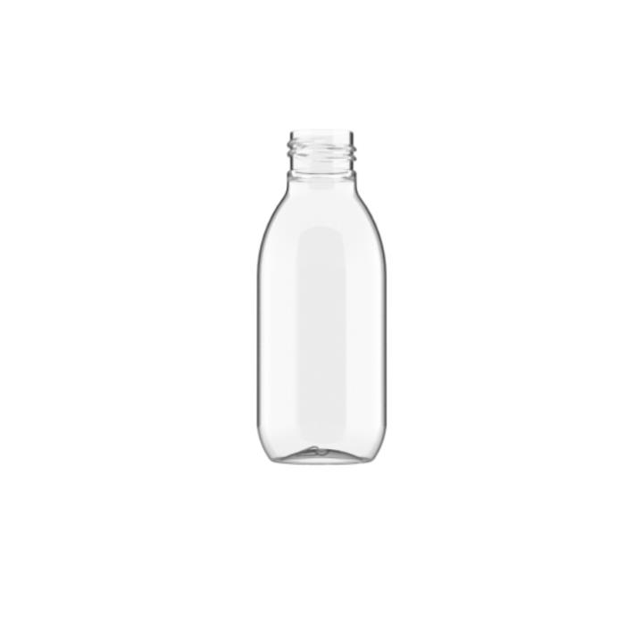 250ml Amber PET Cosmo Veral Bottle, 28/410 Neck